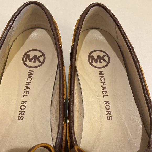 Michael Kors MK Blair slip on flat loafers Moccasins size 7 1/2 M. GUC - Picture 7 of 9